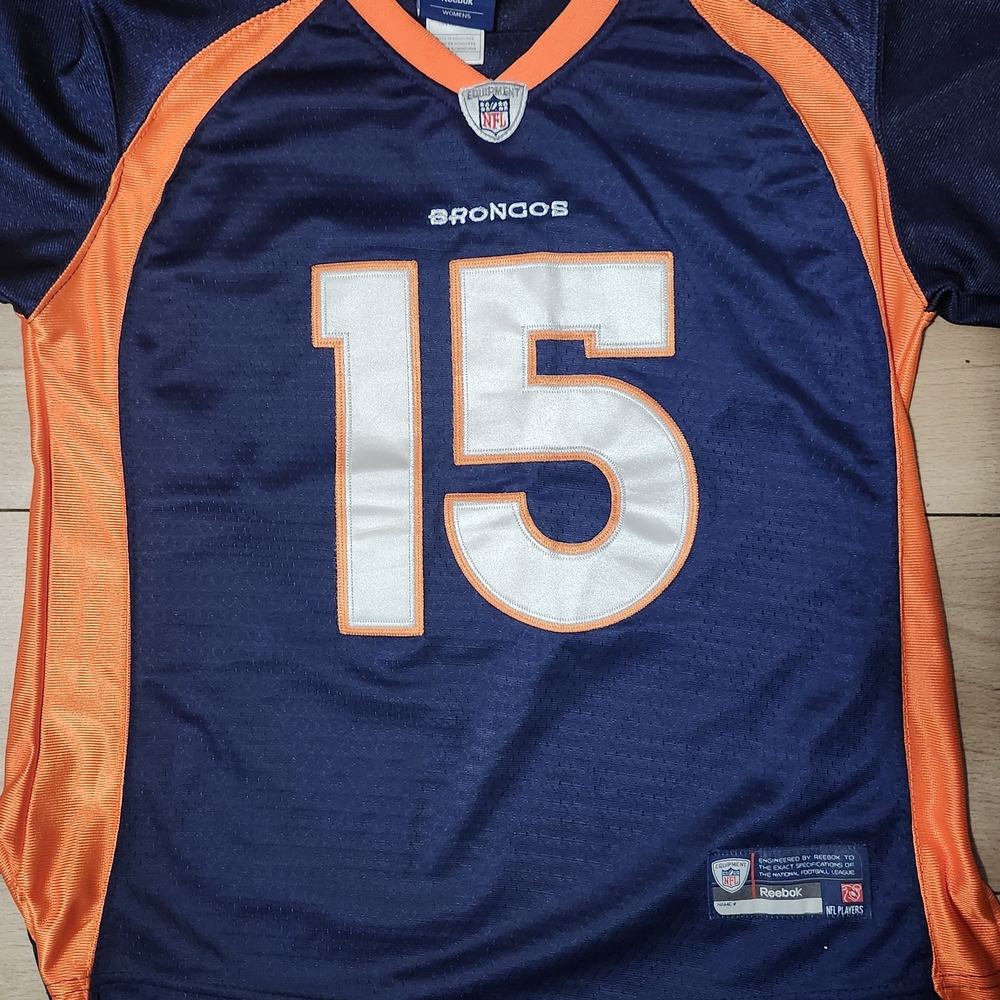 Denver Broncos TEBOW #15 Navy & Orange Reebok NFL Jersey